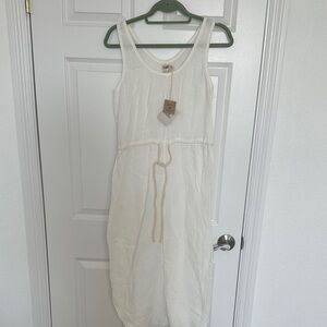 NWT Faherty Organic Cotton Deidre Dream Gauze White Dress